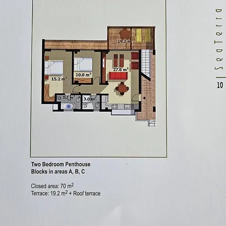 Beachfront Penthouse With Beautiful View In North Cyprus